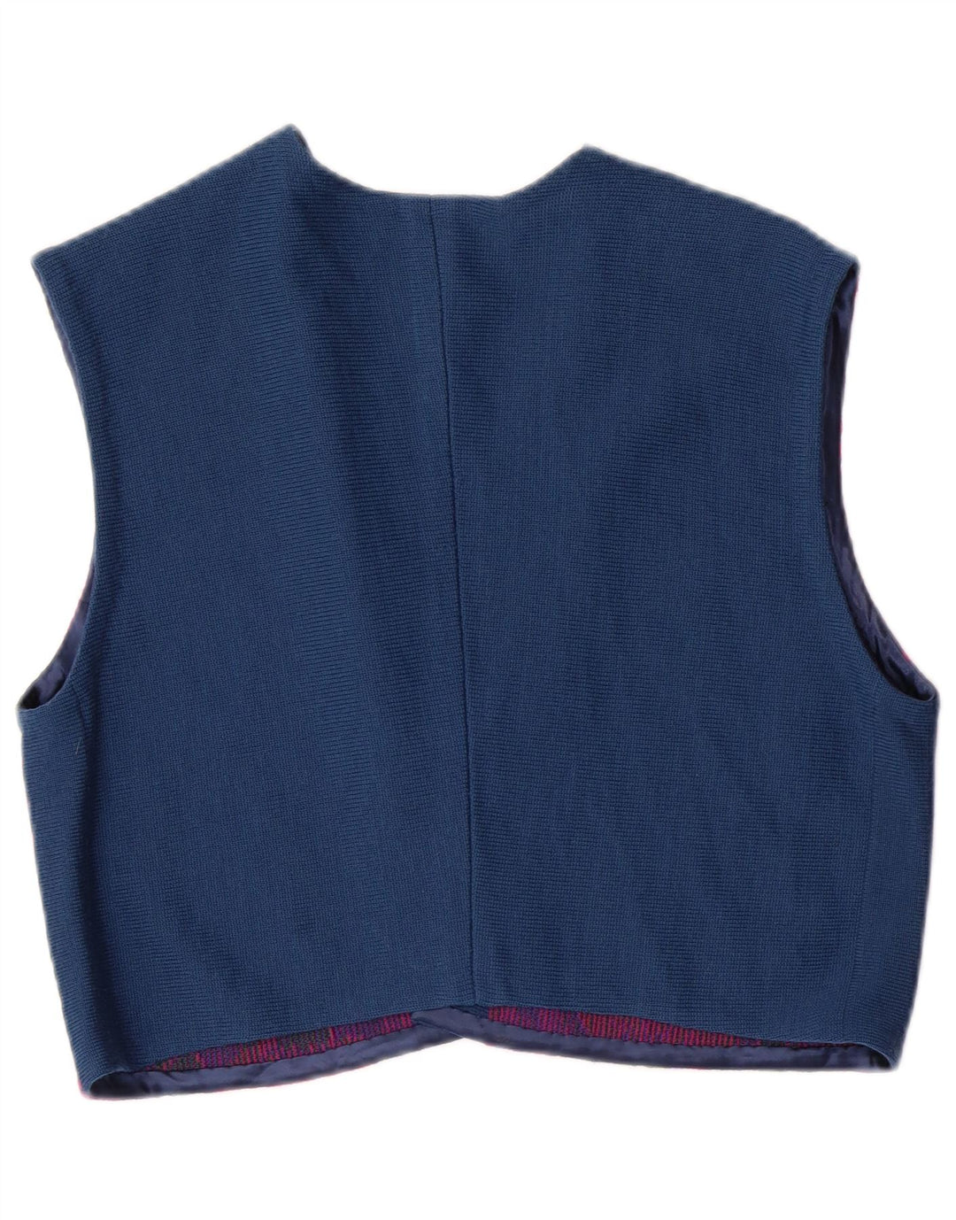 VINTAGE Γυναικείο Σετ 3 τεμαχίων IT 46 Μεγάλο W26 Μπλε Navy Floral Παρθένο μαλλί