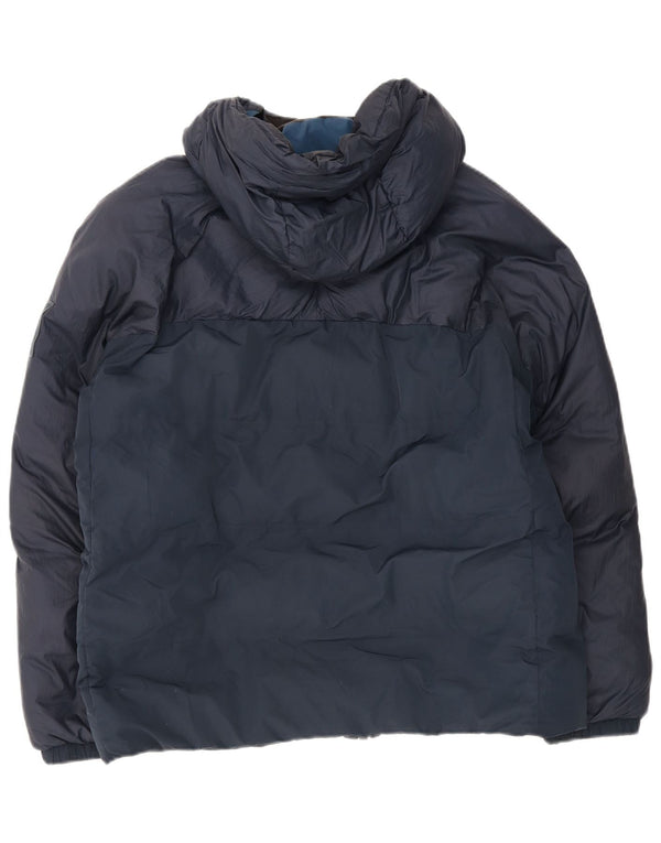 Ανδρικό μπουφάν Timberland με κουκούλα UK 42 XL Navy Blue Nylon