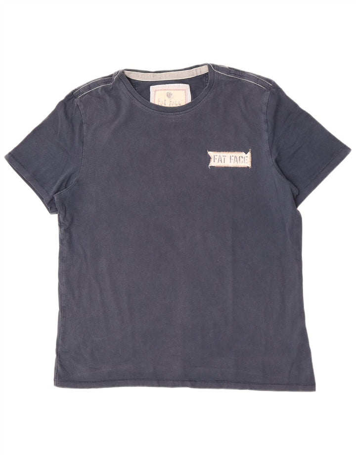 Ανδρικό γραφικό T-Shirt Fat Face Top από μεσαίο μπλε ναυτικό βαμβακερό