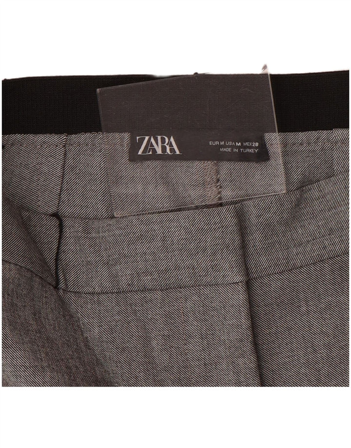 Zara Γυναικείο Slim Suit Παντελόνι Μεσαίο W28 L28 Γκρι