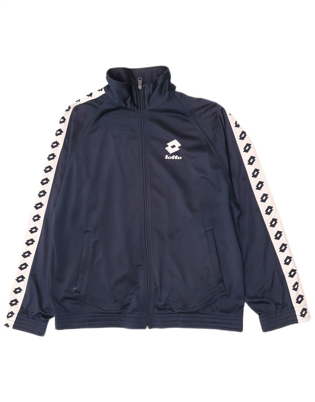 Ανδρική φόρμα Lotto Graphic Top Jacket XL Navy Blue Colourblock