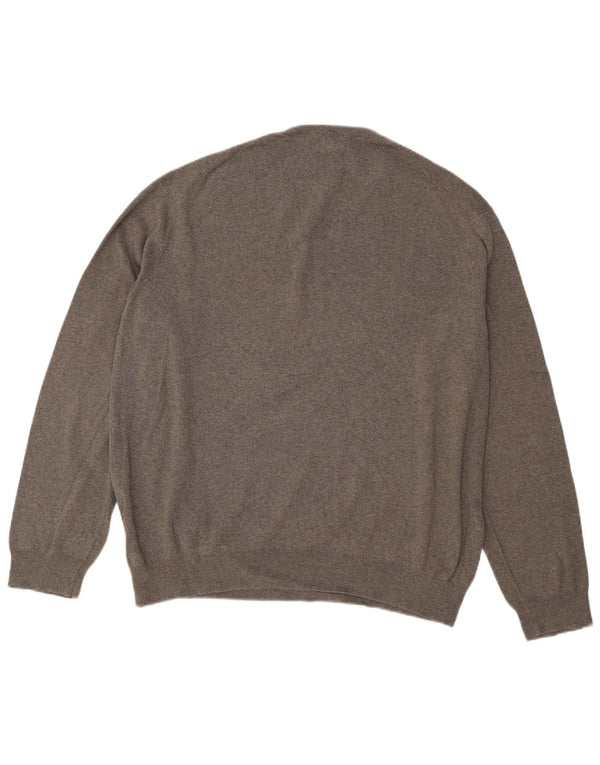 Polo Ralph Lauren Ανδρικό πουλόβερ με λαιμόκοψη 2XL γκρι