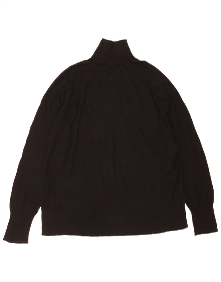 Zara Γυναικείο πουλόβερ με λαιμό χελώνα UK 10 Small Black