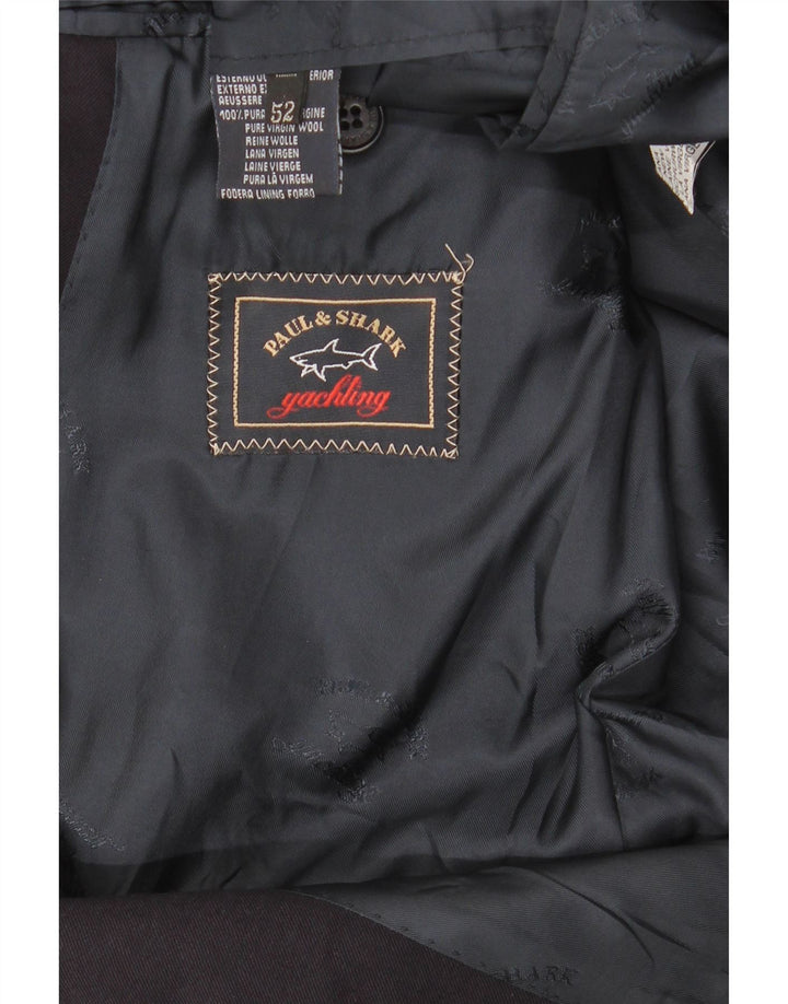Paul & Shark Ανδρικό σακάκι με 2 κουμπιά σακάκι IT 52 XL Navy Blue Virgin Wool