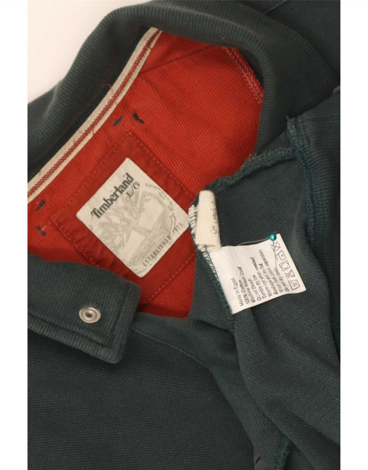 Ανδρική φόρμα Timberland Top Jacket Μεγάλο Πράσινο Βαμβακερό