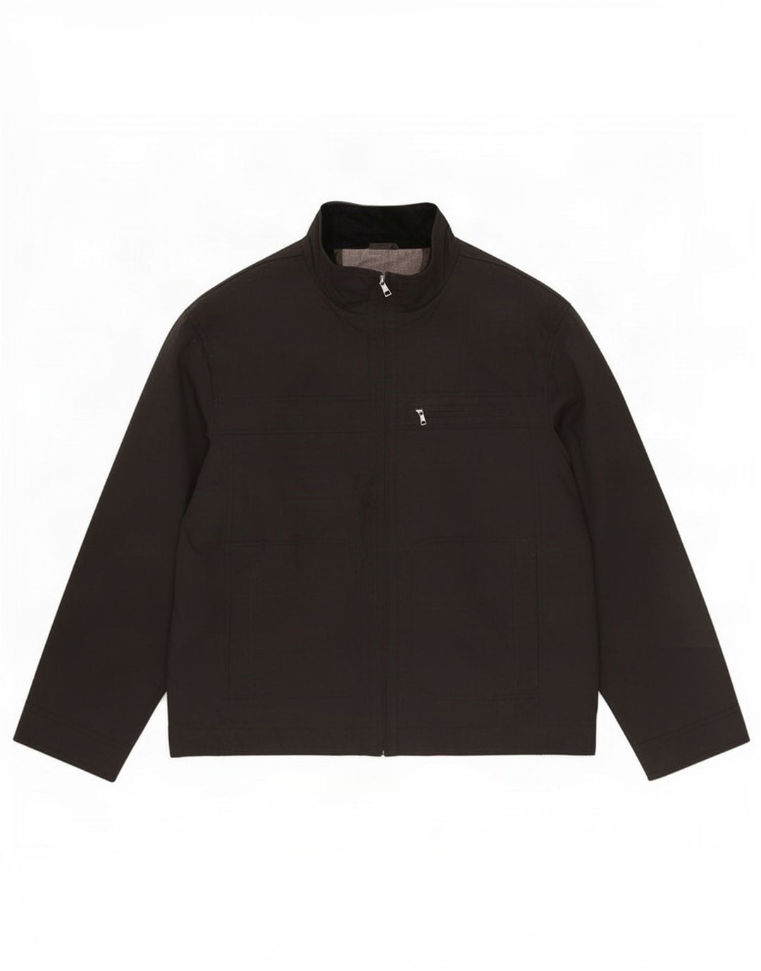 Marks & Spencer Mens Autograph Bomber Jacket UK 42 XL Black Polyamide