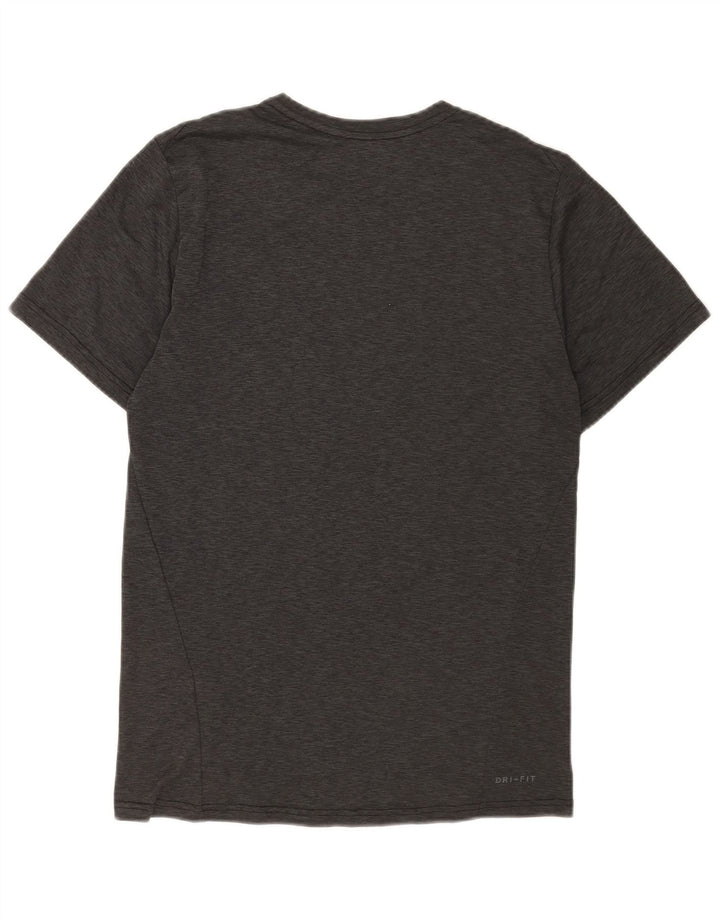 Ανδρικό μπλουζάκι Nike Dri Fit T-shirt από μικρό γκρι πολυεστέρα