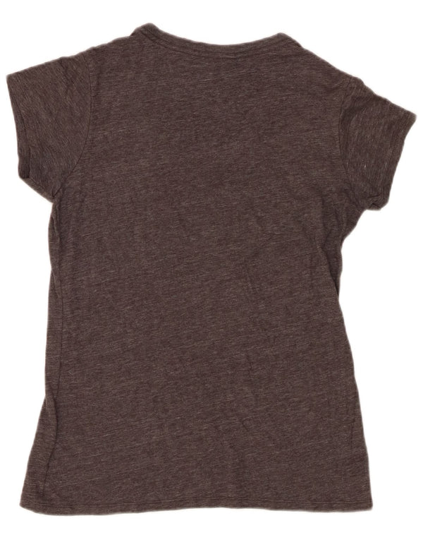The North Face Γυναικεία Slim Fit Graphic T-shirt Top 10 Small Grey Flecked