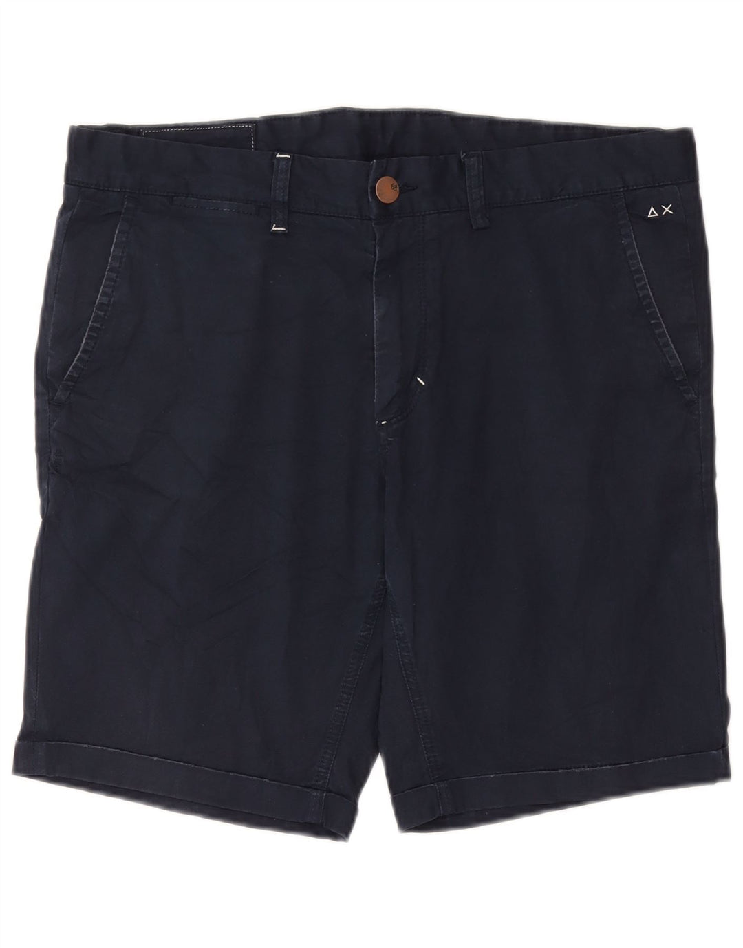 Sun68 Ανδρικό σορτς Chino W36 Μεγάλο Βαμβακερό Navy Blue