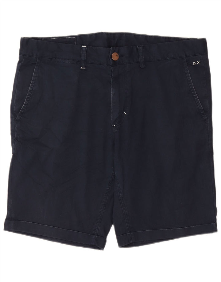 Sun68 Ανδρικό σορτς Chino W36 Μεγάλο Βαμβακερό Navy Blue