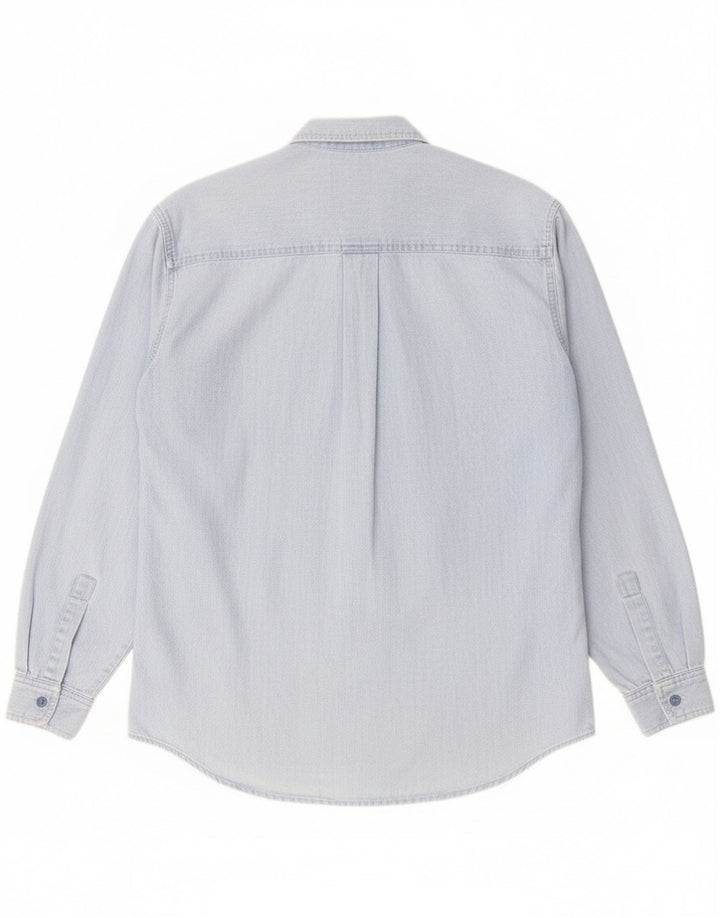 Ανδρικό τζιν πουκάμισο Quarry, μεσαίο μπλε βαμβακερό