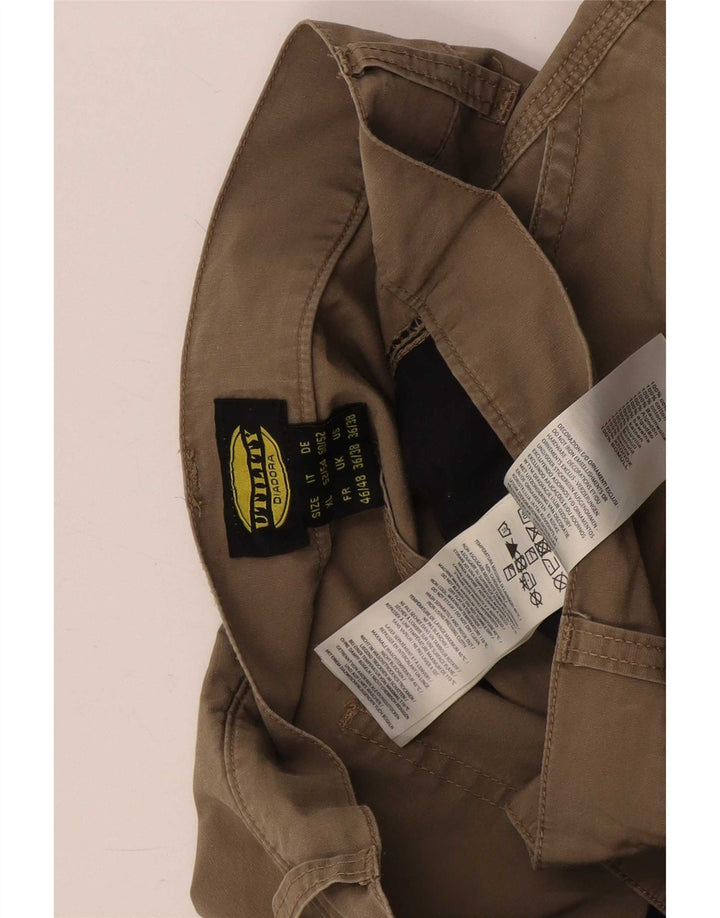 Ανδρικό σορτς Cargo Diadora XL W38 Μπεζ βαμβακερό