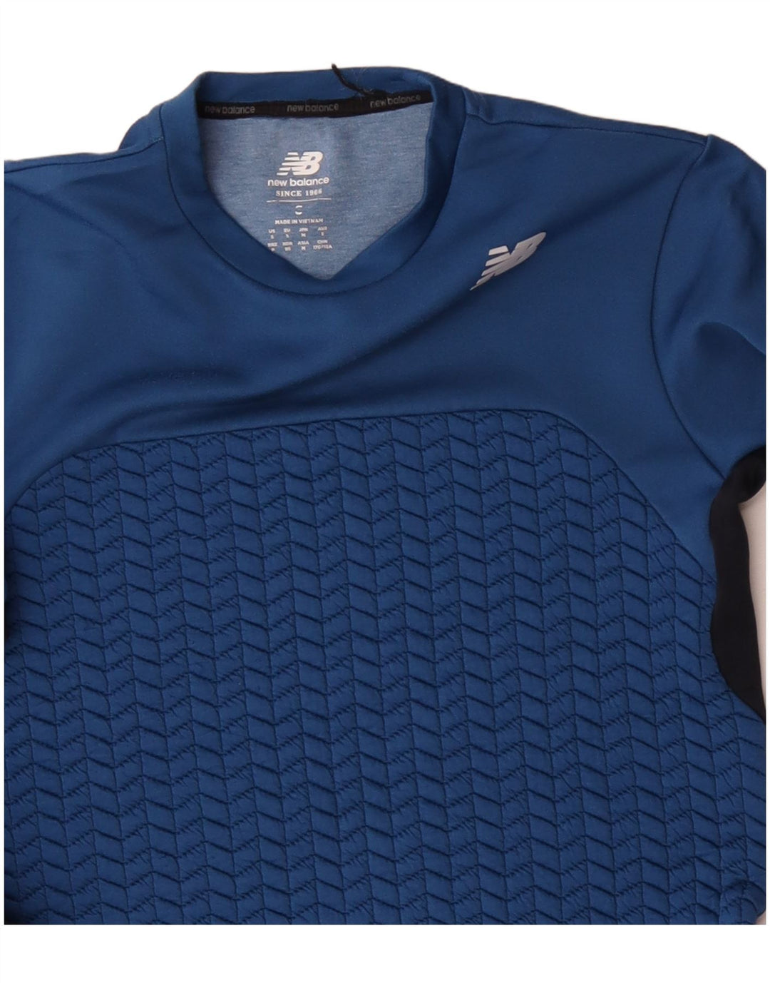 NEW BALANCE Ανδρικό φούτερ Jumper Small Blue Colourblock Polyester