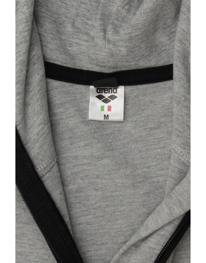 Γυναικείο πουλόβερ με κουκούλα με φερμουάρ Arena UK 14 μεσαίο γκρι χρώμα