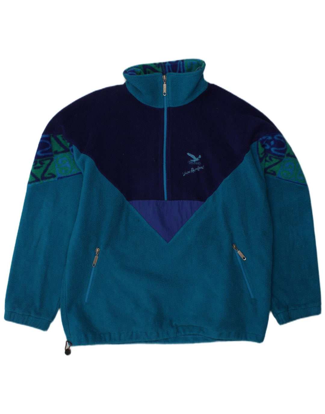 SALEWA Ανδρικό φερμουάρ Polartec Fleece Jumper XL Μπλε πολυεστέρας