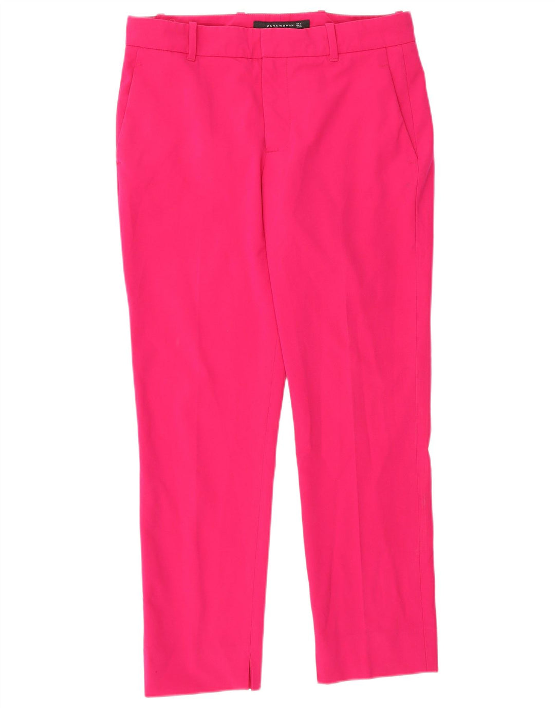 Zara Γυναικείο Slim παντελόνι Chino Small W26 L26 Pink Polyester