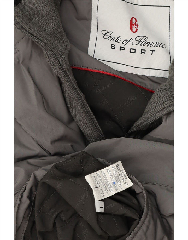Ανδρικό Bomber Jacket Conte of Florence UK 40 Large Grey Polyester