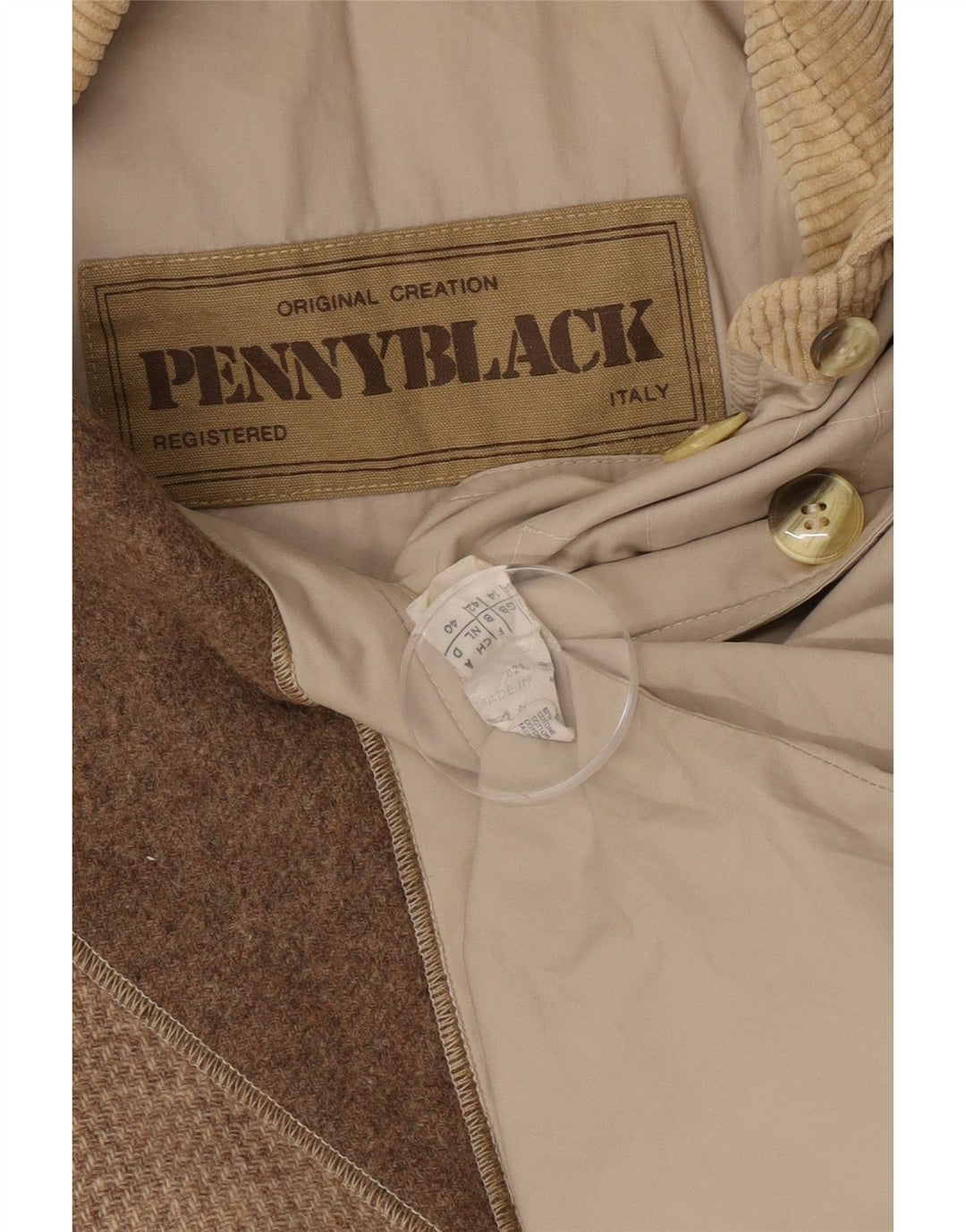 Γυναικείο αντιανεμικό μπουφάν Penny Black UK 14 Large Beige Colourblock