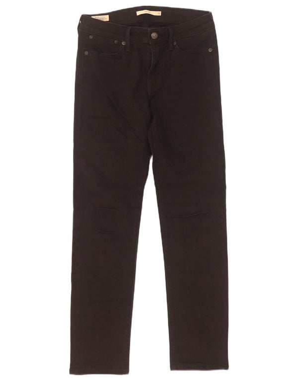 Levi's Womens 712 Slim Jeans W26 L30 Μαύρο Βαμβακερό