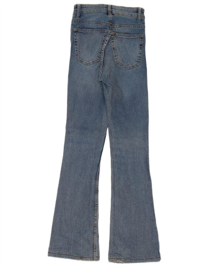 Zara Γυναικείο Jeans Flared EU 34 2XS W24 L31 Blue