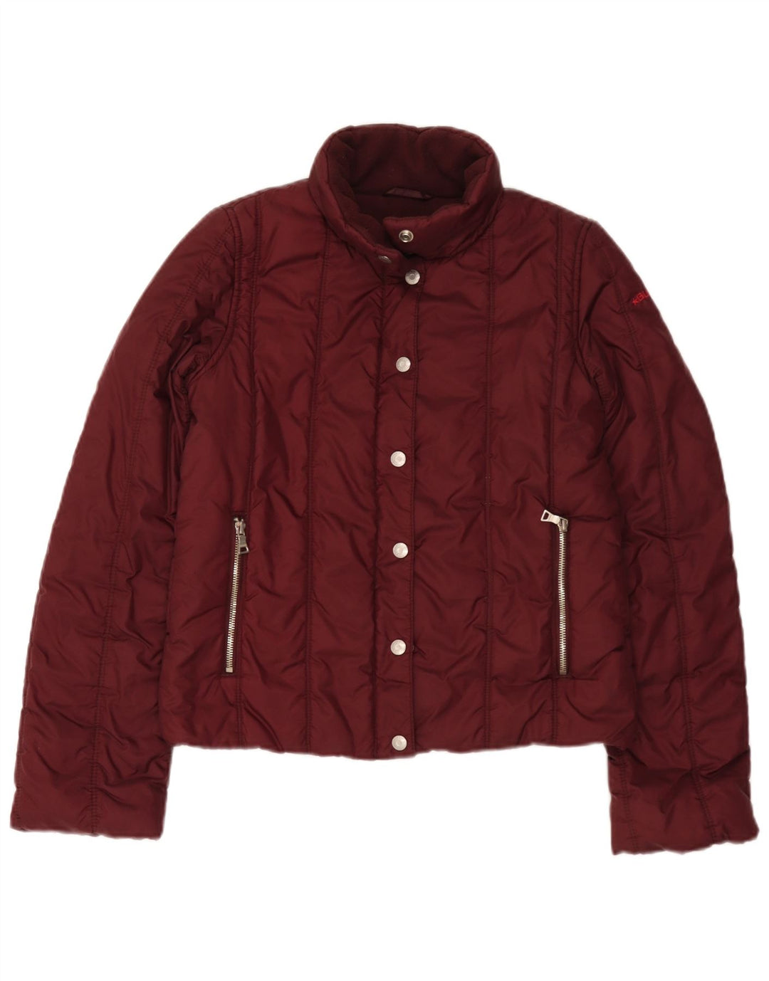 Guess Γυναικείο μπουφάν UK 10 Small Burgundy Nylon