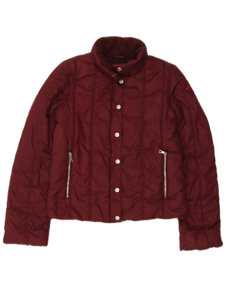 Guess Γυναικείο μπουφάν UK 10 Small Burgundy Nylon