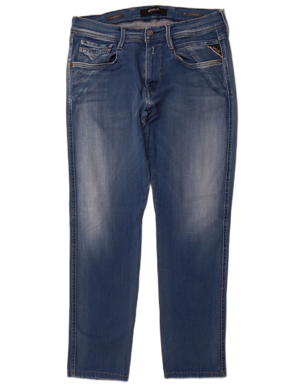 Replay Ανδρικό Anbass Slim Jeans W33 L29 Blue