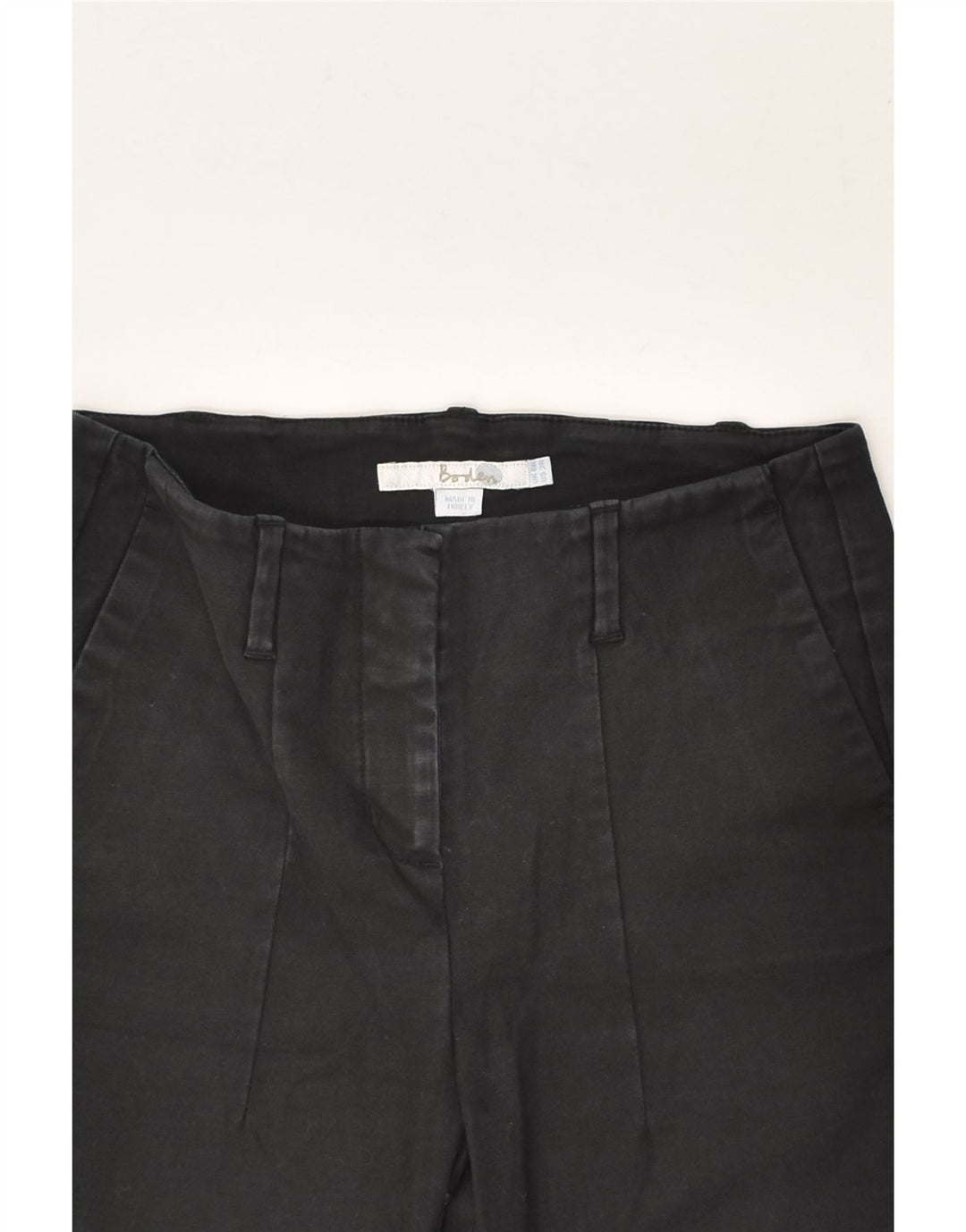 BODEN Womens Slim Chino Trousers UK 6 XS W27 L30  Black Cotton | Vintage Boden | Thrift | Second-Hand Boden | Used Clothing | Messina Hembry 
