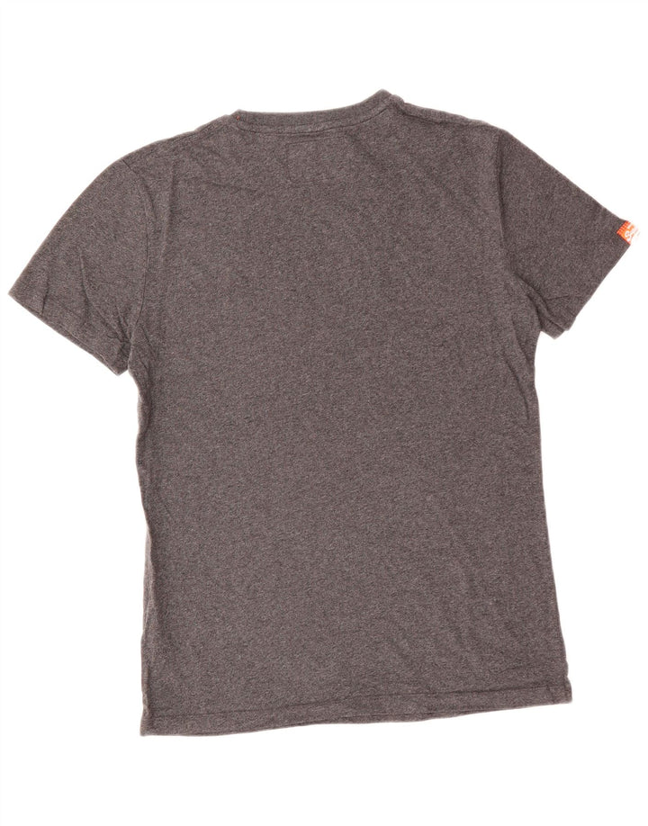 Γυναικείο T-Shirt SUPERDRY Top UK 14 Medium Grey Cotton