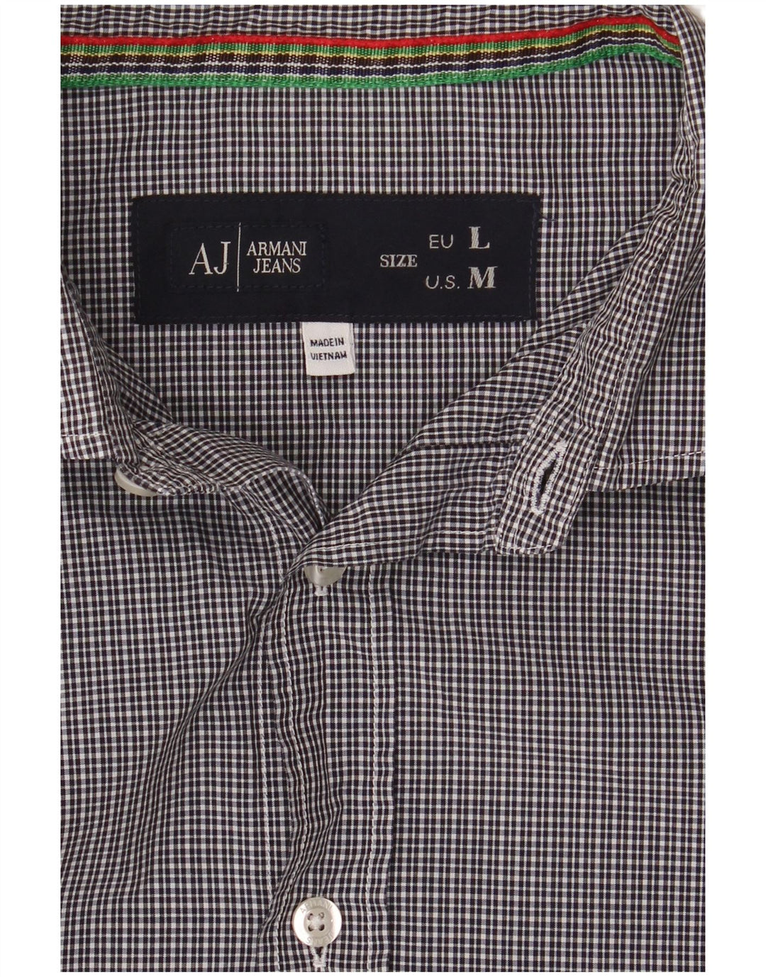 Armani Jeans Ανδρικό Slim Πουκάμισο Μεγάλο Navy Blue Gingham
