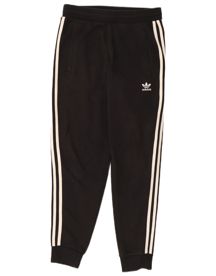 Γυναικεία αθλητική φόρμα ADIDAS Παντελόνι Joggers UK 14 Medium Black Cotton