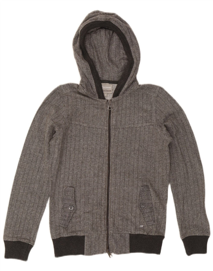 CHAMPION Γυναικείο πουλόβερ Heritage Fit Zip Hoodie UK 10 Small Grey