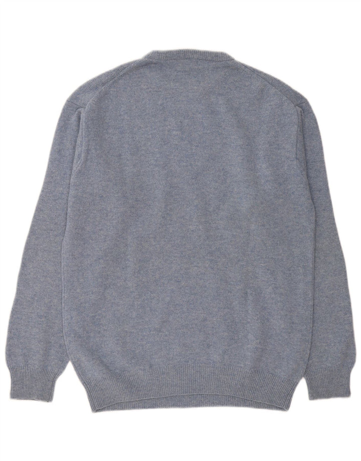 Ανδρικό πουλόβερ Gant Crew Neck Jumper Μεγάλο Μπλε Αρνί