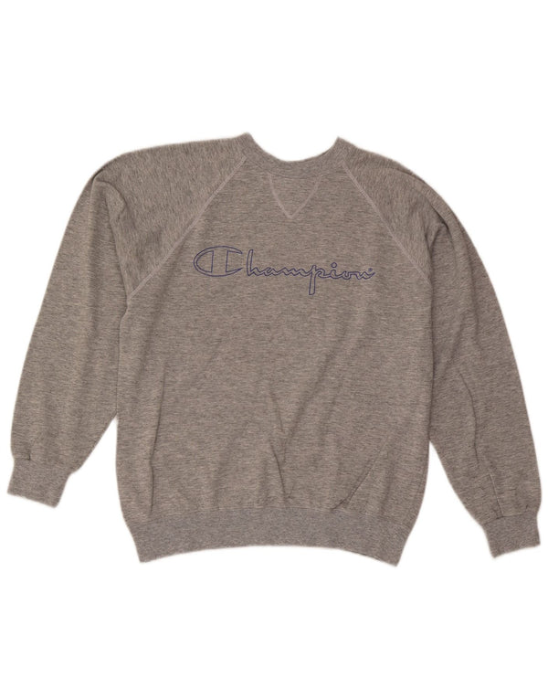 Ανδρικό γραφικό φούτερ Champion Jumper Small Grey Flecked
