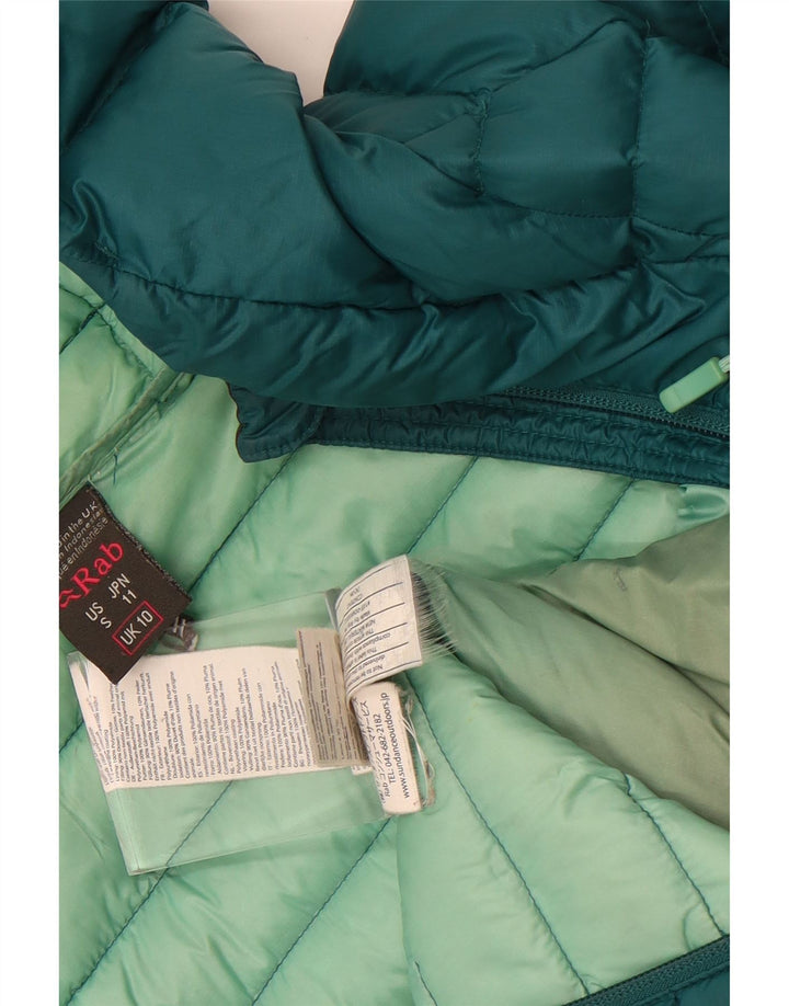 Rab Γυναικείο μπουφάν με κουκούλα UK 10 Small Green Polyamide