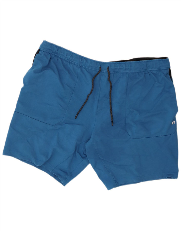 Ανδρικό αθλητικό σορτς Russell Athletic 3XL Blue Rayon