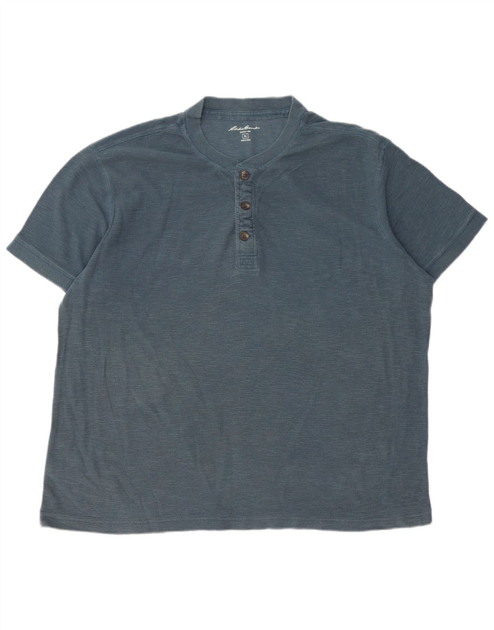 EDDIE BAUER Ανδρικό T-Shirt Top XL Blue Cotton