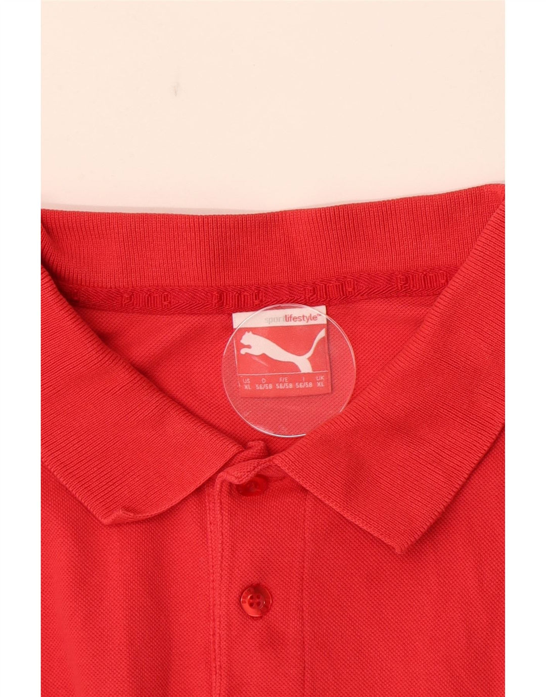 Ανδρικό πουκάμισο πόλο Puma XL Ροζ
