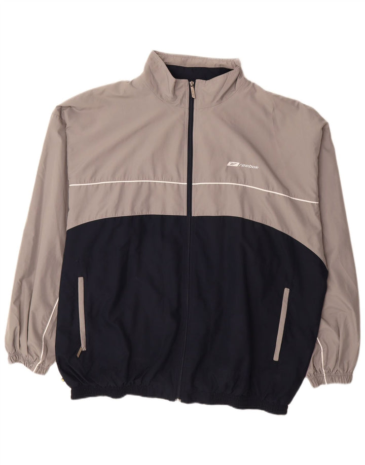 Ανδρική φόρμα REEBOK Top Jacket 2XL Grey Colourblock Polyester