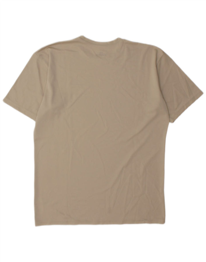 Under Armour Ανδρικό T-Shirt Top XL Beige Polyester