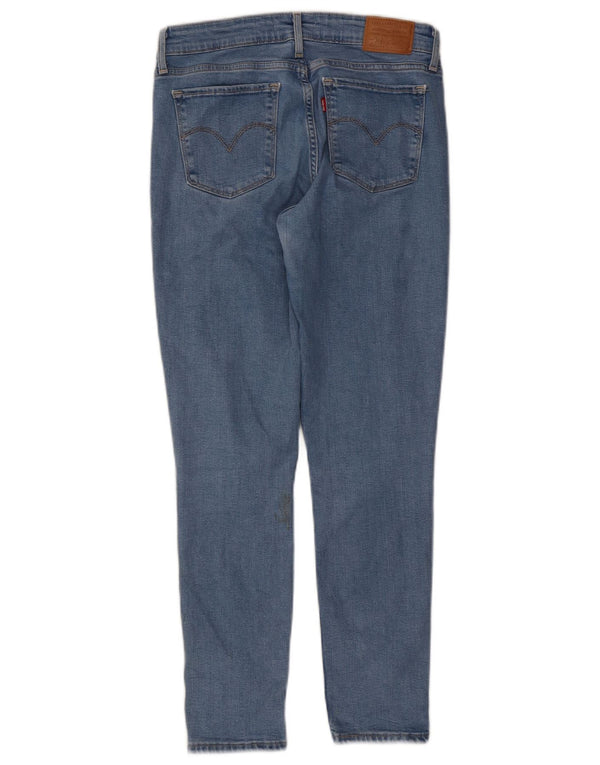 Levi's Womens 711 Skinny Jeans W27 L28 Blue Lyocell
