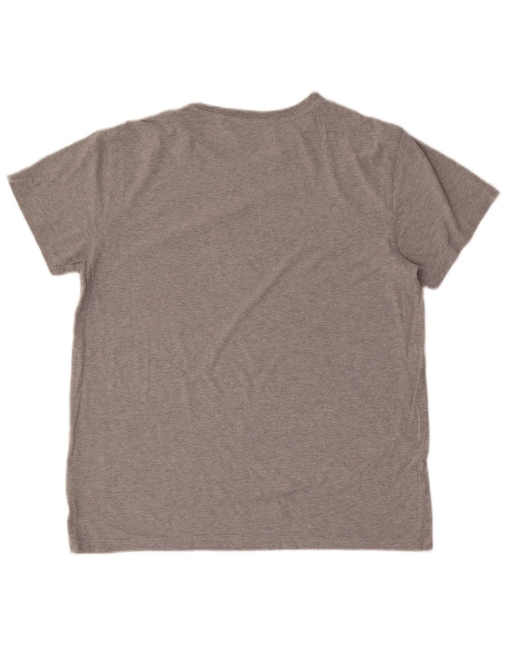Lee Ανδρικό T-Shirt Top μεγάλο γκρι βαμβακερό