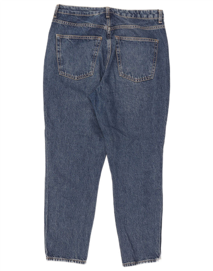 Topshop Γυναικεία Mom Tapered Jeans W32 L26 Blue Polyester