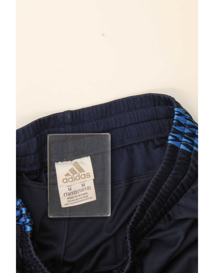 Adidas για αγόρια αθλητικά σορτς 10-11 ετών Medium Navy Blue γεωμετρικός πολυεστέρας