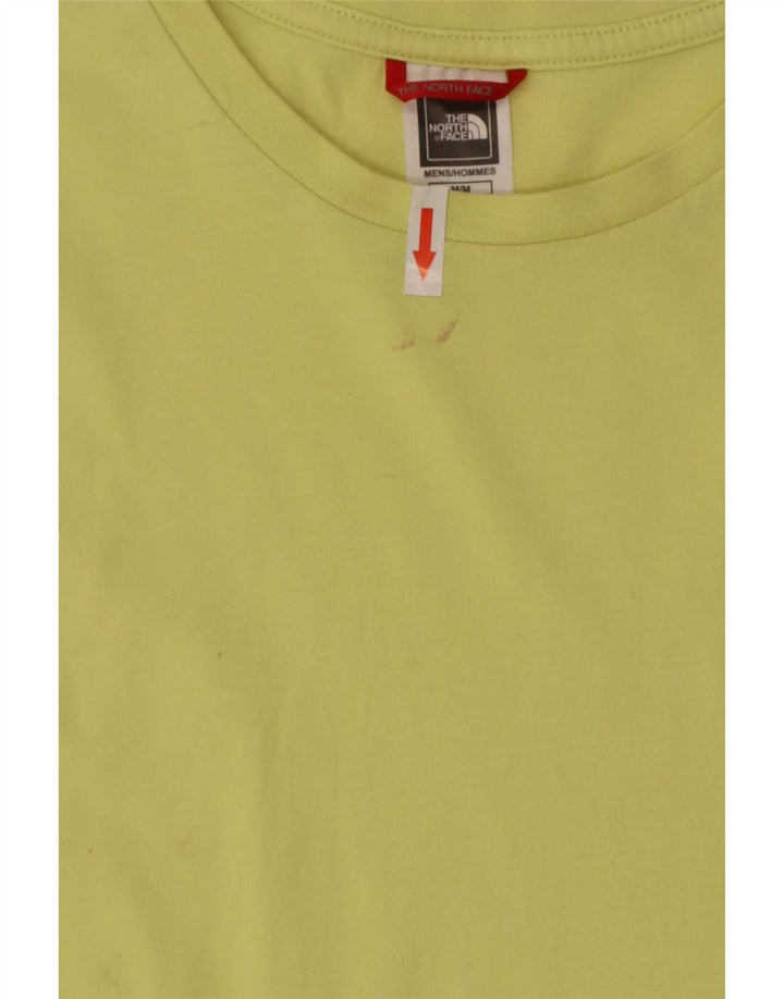 Ανδρικό T-Shirt North Face Top από μεσαίο κίτρινο βαμβάκι