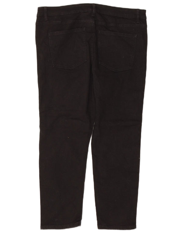 MARKS & SPENCER Γυναικείο Lily Slim Jeans UK 18 XL W36 L26 μαύρο βαμβακερό