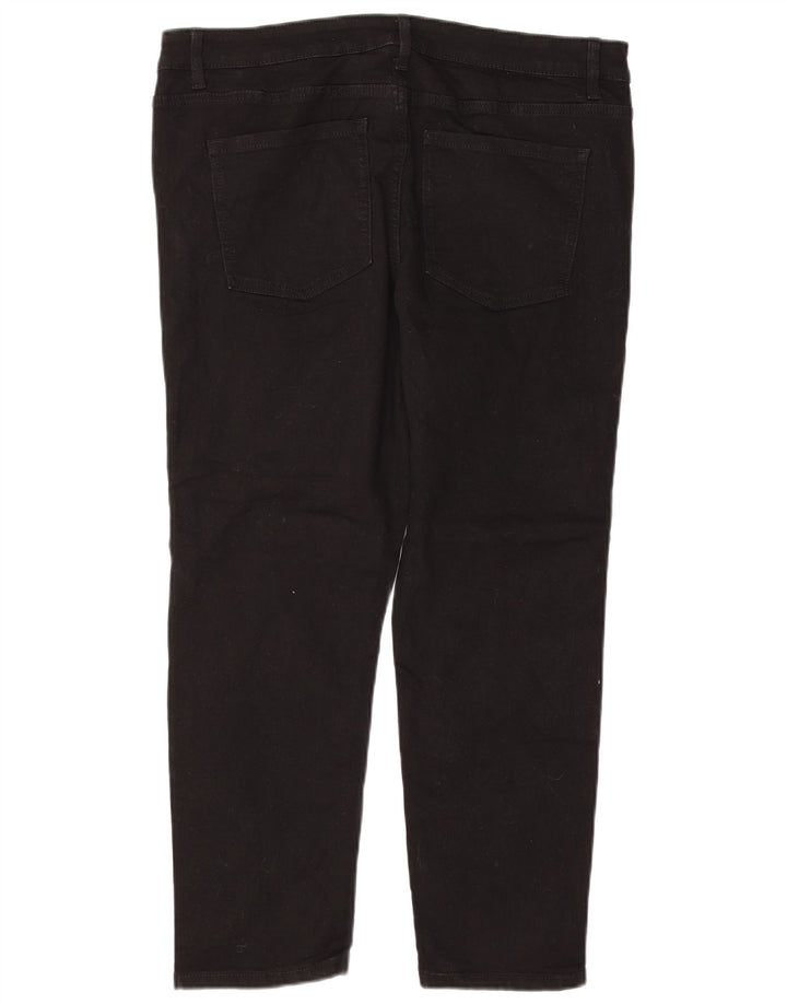 MARKS & SPENCER Γυναικείο Lily Slim Jeans UK 18 XL W36 L26 μαύρο βαμβακερό