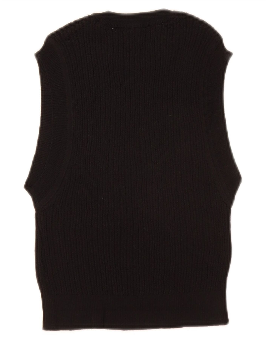 ZARA Γυναικείο Crop Vest Tank Top UK 12 Medium Black