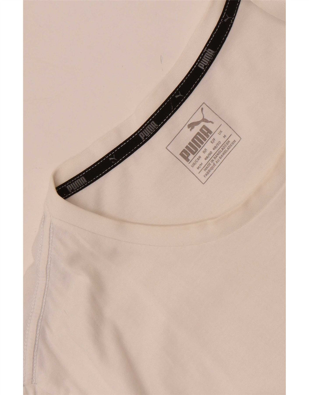 Ανδρικό γραφικό μπλουζάκι Puma Top Medium White