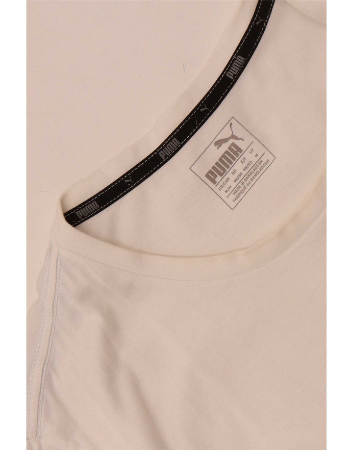 Ανδρικό γραφικό μπλουζάκι Puma Top Medium White